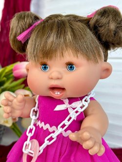 Пупс Nines 26см PEPOTE с закрывающими глазками (N804B1)