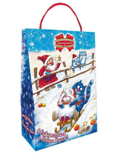 Новогодний подарок "Снежные забавы" 1000г Коммунарка