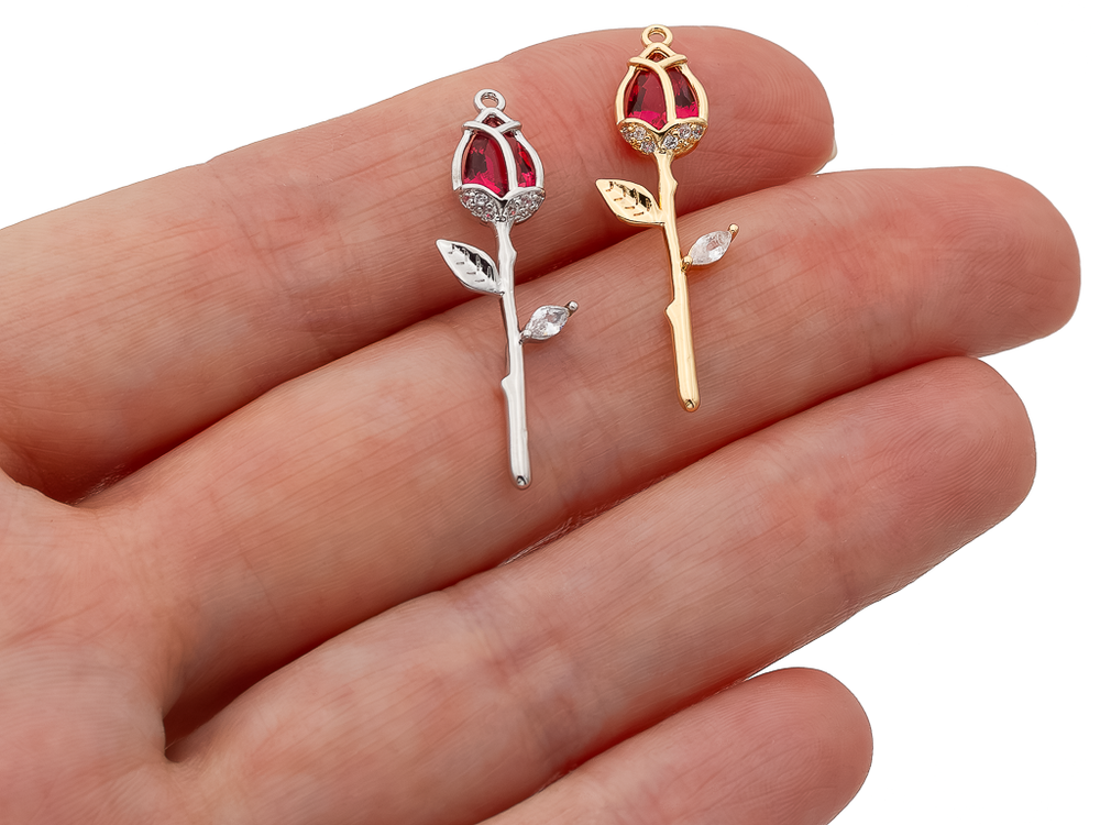 Подвеска "Роза", 29мм