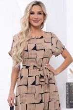 Платье "Бренди" (кофе с молоком) П7014 LT Collection (Акция)