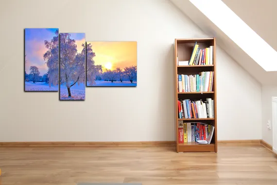 Модульная картина "Зимушка"