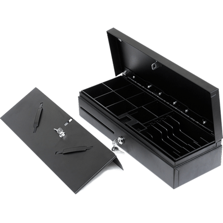 Денежный ящик PayTor FlipTop (Черный, Переходник, Штрих, арт. HT-FL-6001-13B2-2)