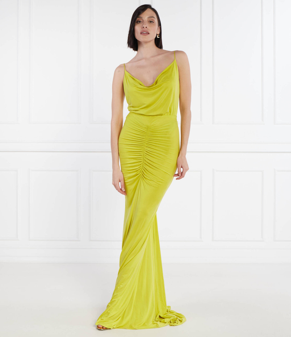 Платье Elisabetta Franchi - лимонный(AB62842E2)