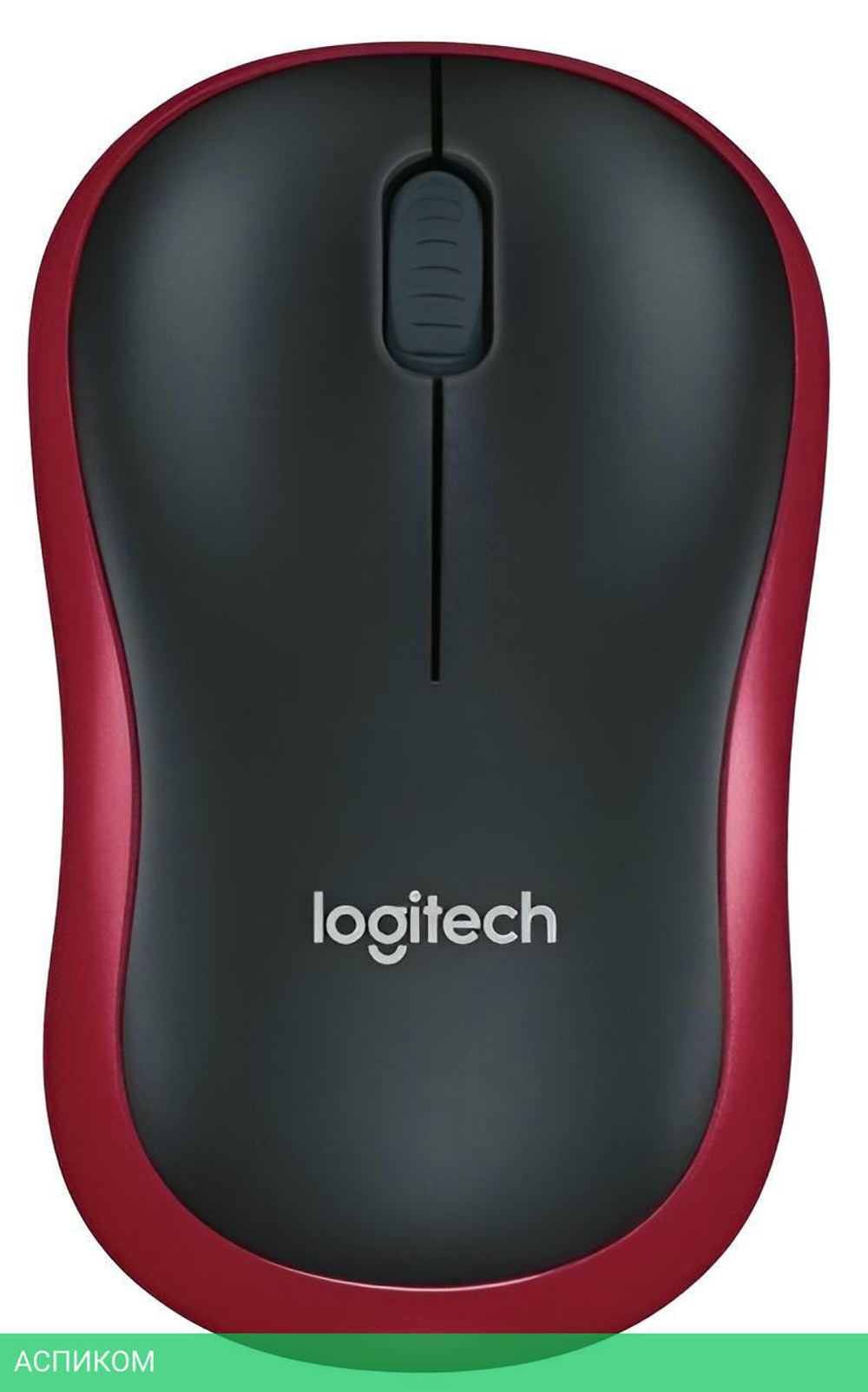 Мышь Logitech M186 черный/красный (910-004133)