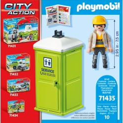 Playmobil - Мобильный туалет City Action 71435 / артикул   71435  / GTIN 4008789714350