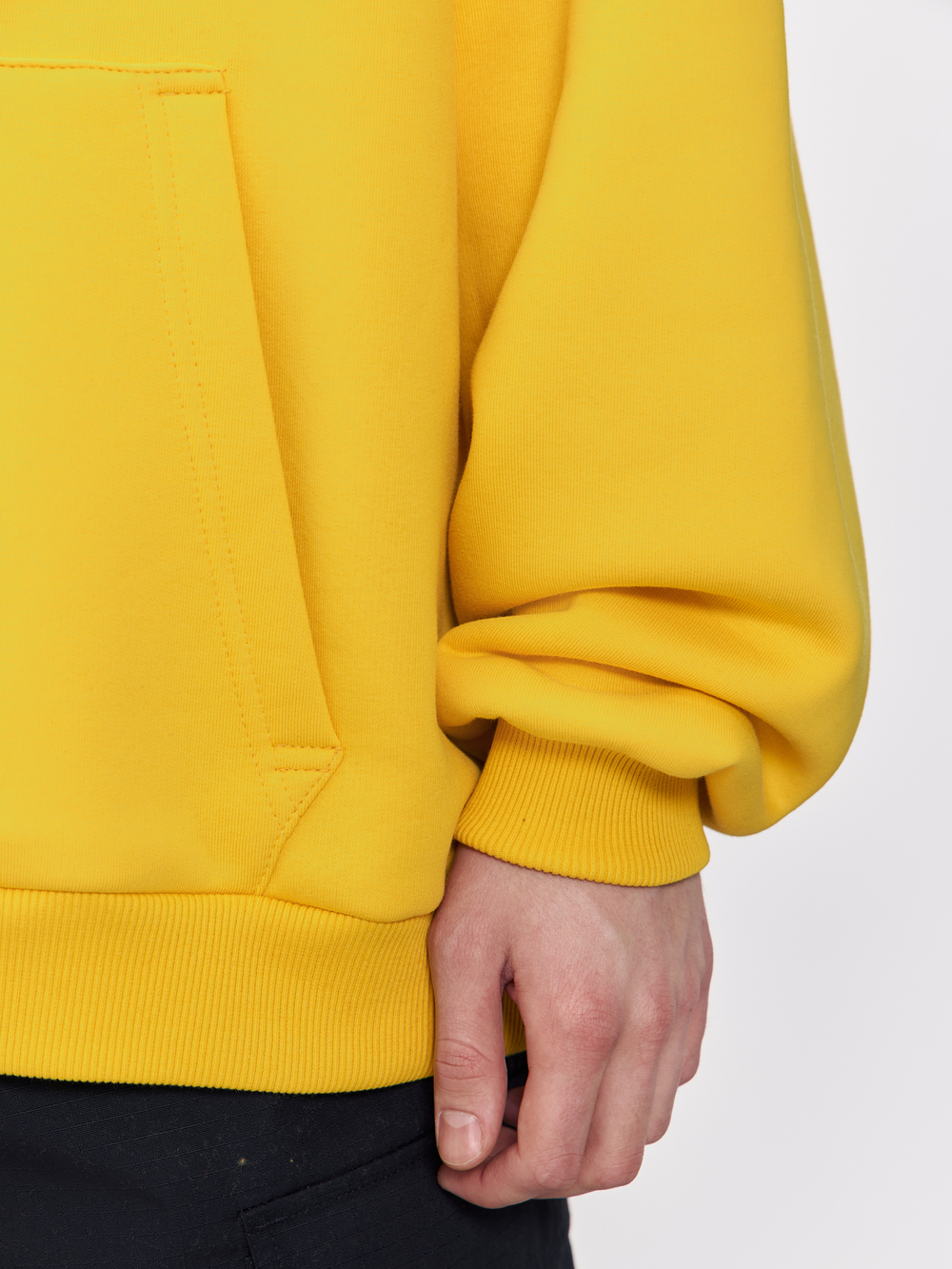 Худи с начесом (желтый)