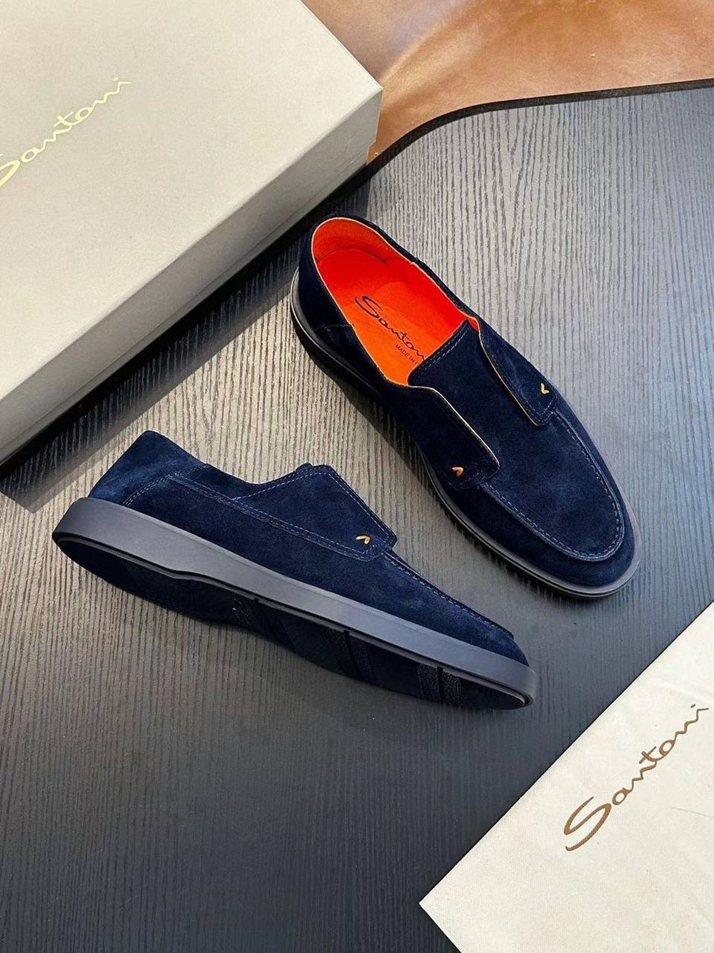 Лоферы Santoni