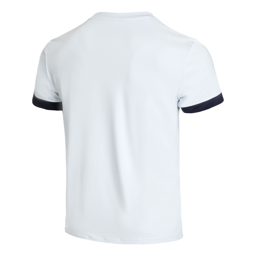 Мужское теннисное поло ASICS Court Shortsleeve Tee T-Shirt Men - Light Blue, Dark Blue