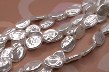 Бусина имитация жемчуга 20х14 мм