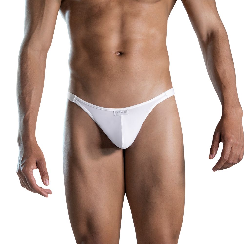 Мужские трусы тонги белые Clever LUXURY THONG 167901