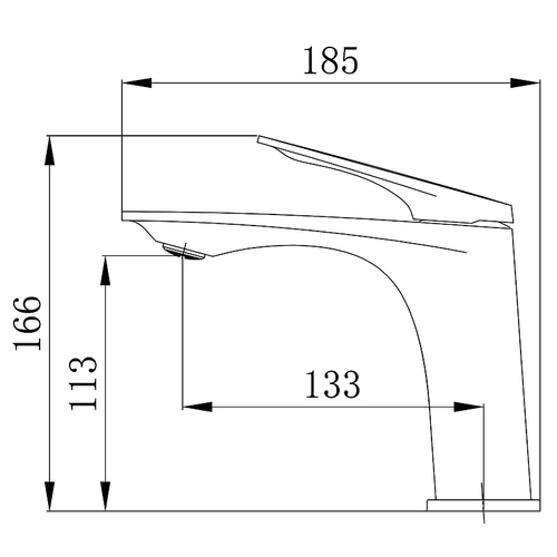 Cмеситель для раковины Azario Lursy керамический картридж, золото матовое (AZ-K1049MG)
