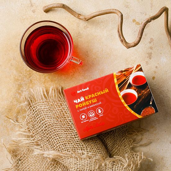Чай Красный ройбуш с липой и мелиссой