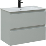 Тумба с раковиной Allen Brau Eclipse 1.E1002.PWM 80 рapyrus white matt