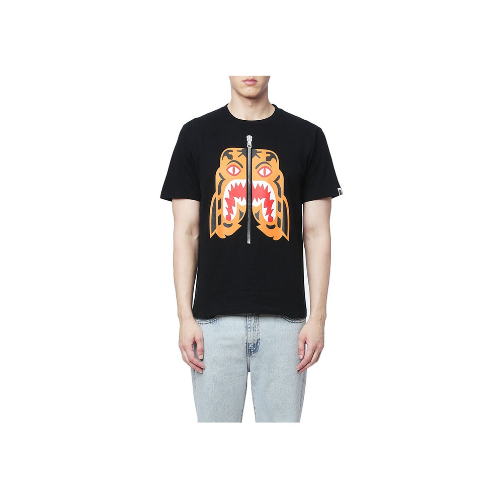 A Bathing Ape Bathing Ape Tiger Cotton Футболка черный