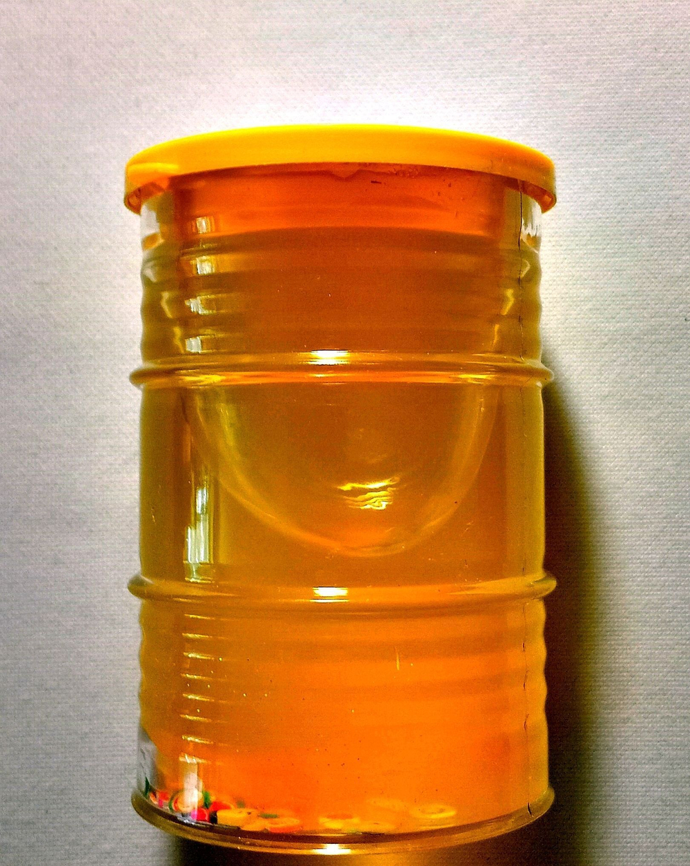 "Бочка Слайма" детская игрушка с 3-х лет, 240 мл, цвет жёлтый, жёлто-фиолетовая крышка