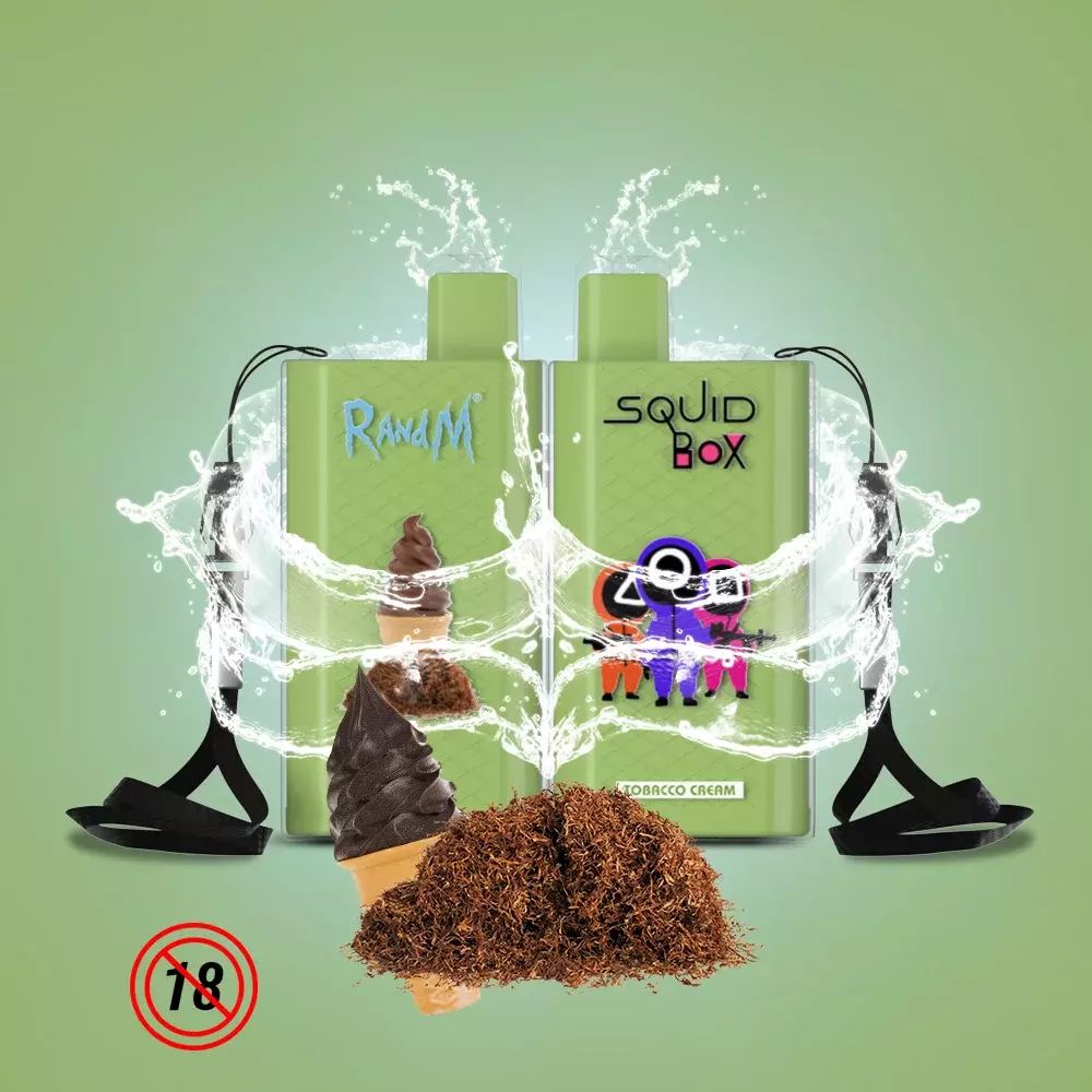 RandM  Squid Box 5200 - Tobacco Cream (5% nic)