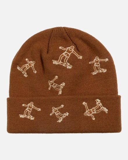 Шапка THRASHER GONZ PATTERN BROWN