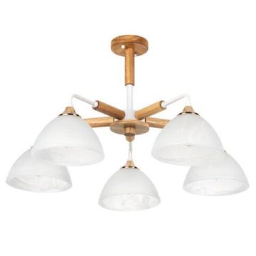 Потолочная люстра 5*Е27 A5032PL-5BR коричневый/белый Matthew Arte Lamp