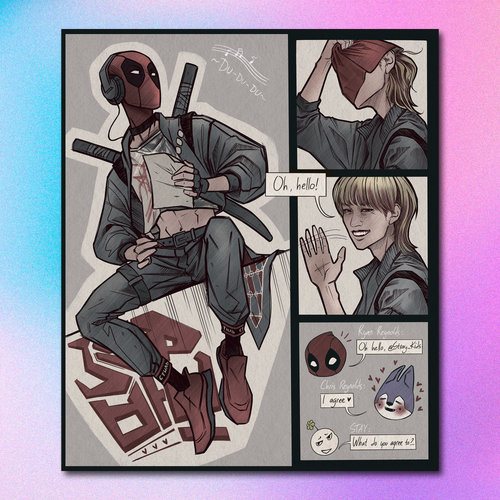 Арт принт / igyx_art / STRAY KIDS / Феликс #1