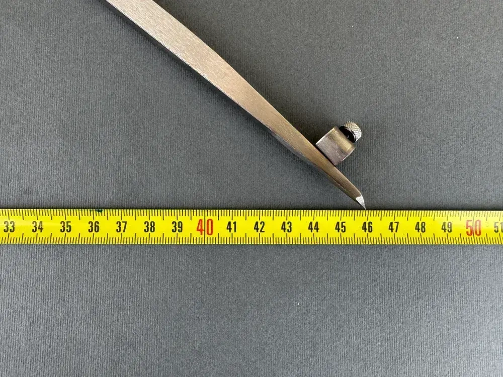 Циркуль разметочный с фиксатором, металлический, 300мм, Купи в клик