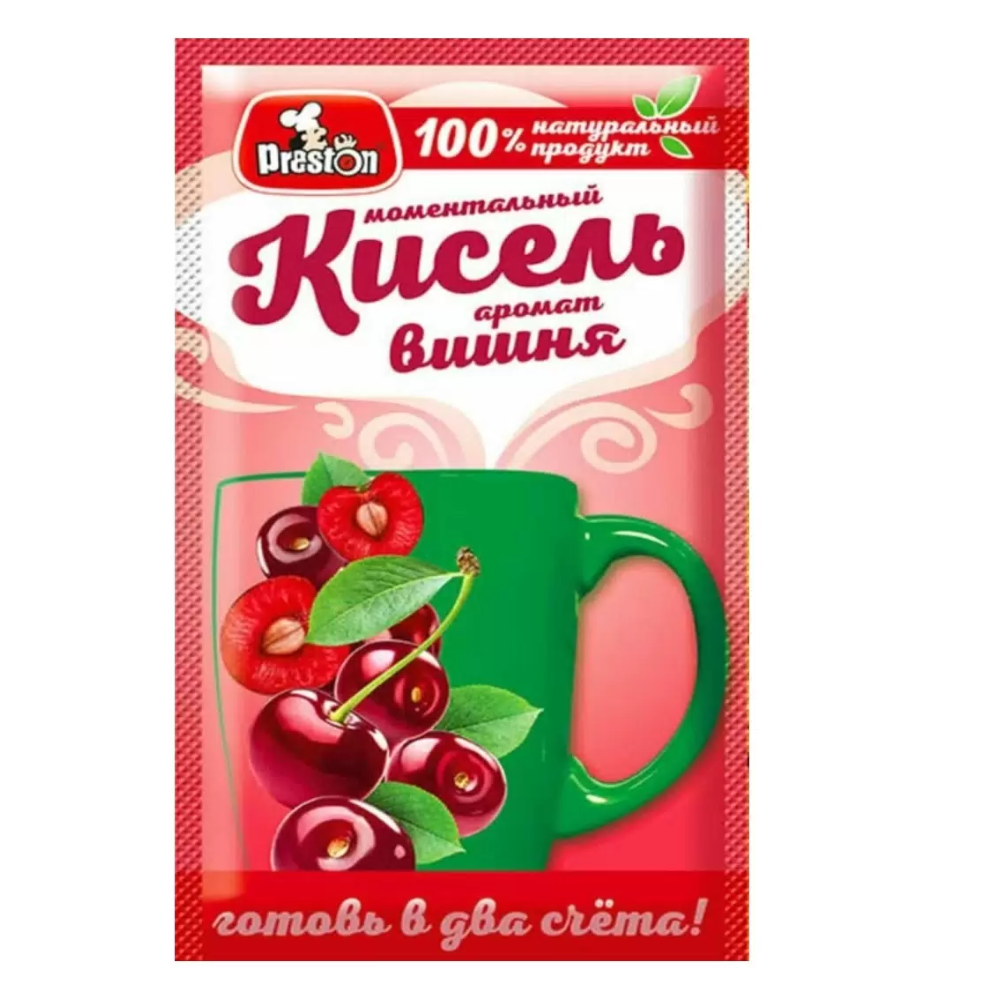 Кисель Моментальный Preston Вишня 30 гр