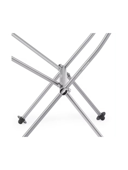 Кресло туристическое Naturehike Stellaluna L04 складное, серое, высокая спинка, до 150 кг