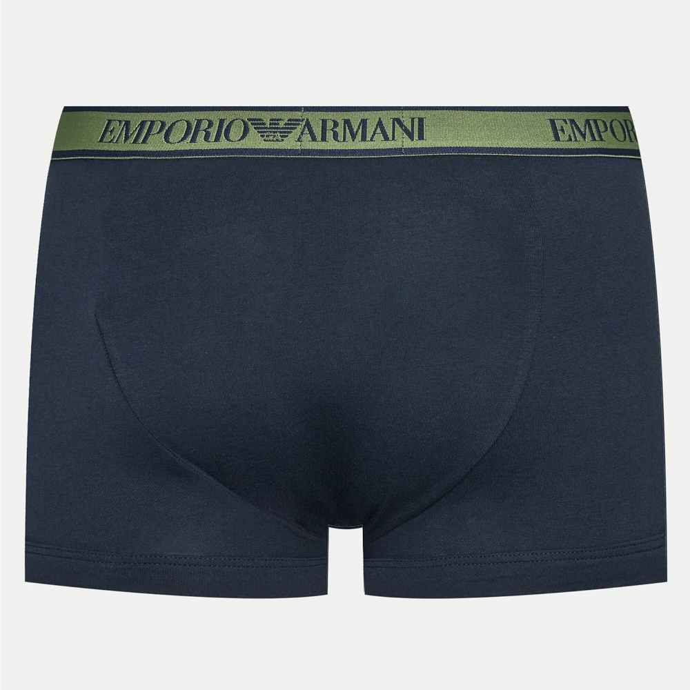 Набор мужских трусов хипсов 3в1 темно-синие Emporio Armani 111357_4F717 70435