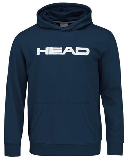 Детская теннисная куртка Head Club Byron Hoodie JR - dark blue