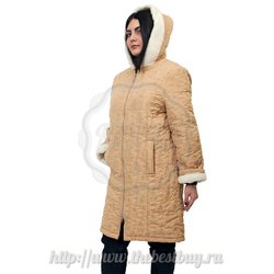 Женское пальто Анна  - разм. 42-54  (мод.925) - бежевое