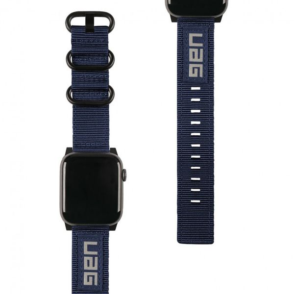 Ремень нейлоновый UAG Nato Eco Strap для Apple Watch 44/42 темно-синий (Mallard)
