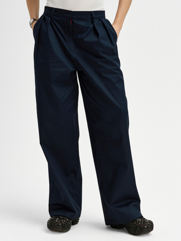 Брюки медицинские женские Юми, нэви хлопок