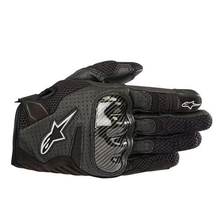 ALPINESTARS Мотоперчатки женские кожаные перфорированные STELLA SMX-2 AIR CARBON V2 GLOVE черные