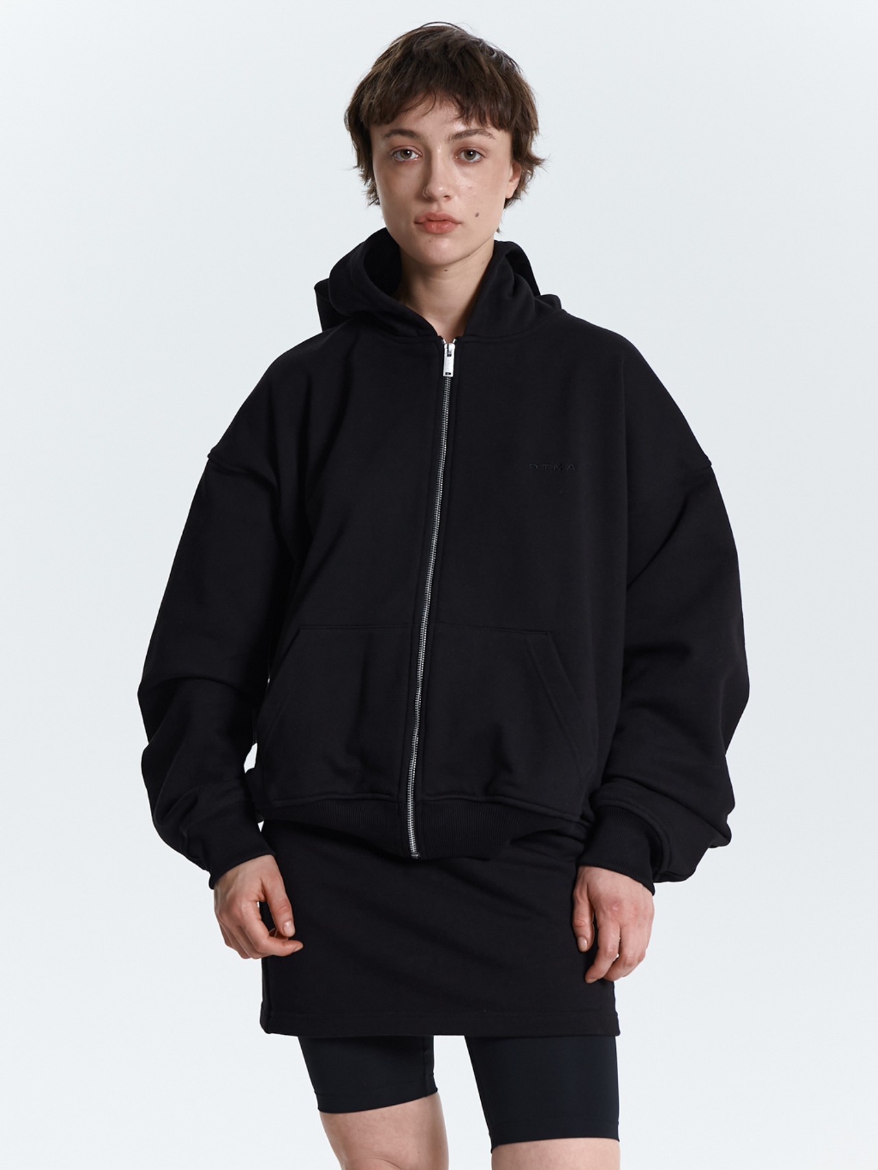 Зип худи из футера