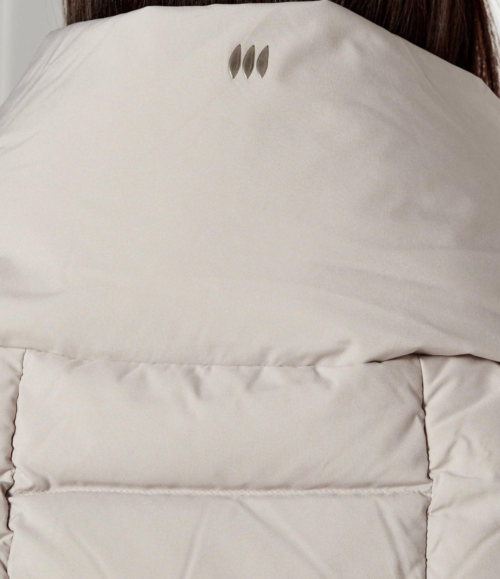 Пуховое пальто LENA Hetrego - бежевый(8N697 F)