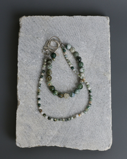 Подвес из мохового агата