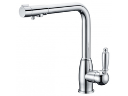 Смеситель для кухни с переключателем на питьевую воду TL-1554-chrom