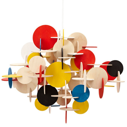 Pendant design lamp  Bau by Normann Copenhagen (Multicolored)