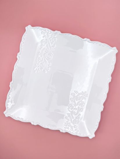 Блюдо квадратное 30 см. набор 3 шт. "Орнамент"