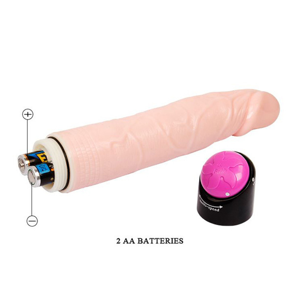 Реалистичный фаллоимитатор 23,5см с ротацией Bior Toys Erowoman-Eroman Realistic Cock Vibe EE-10061