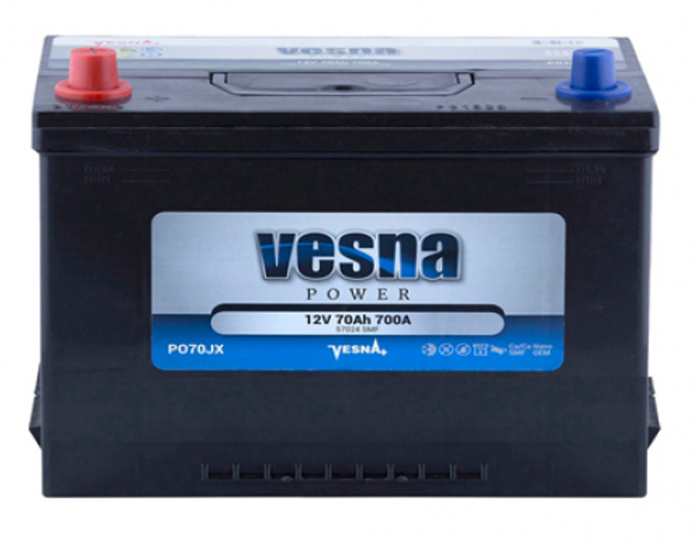 VESNA POWER JIS 6CT- 70 ( 415370 / 415270 ) аккумулятор