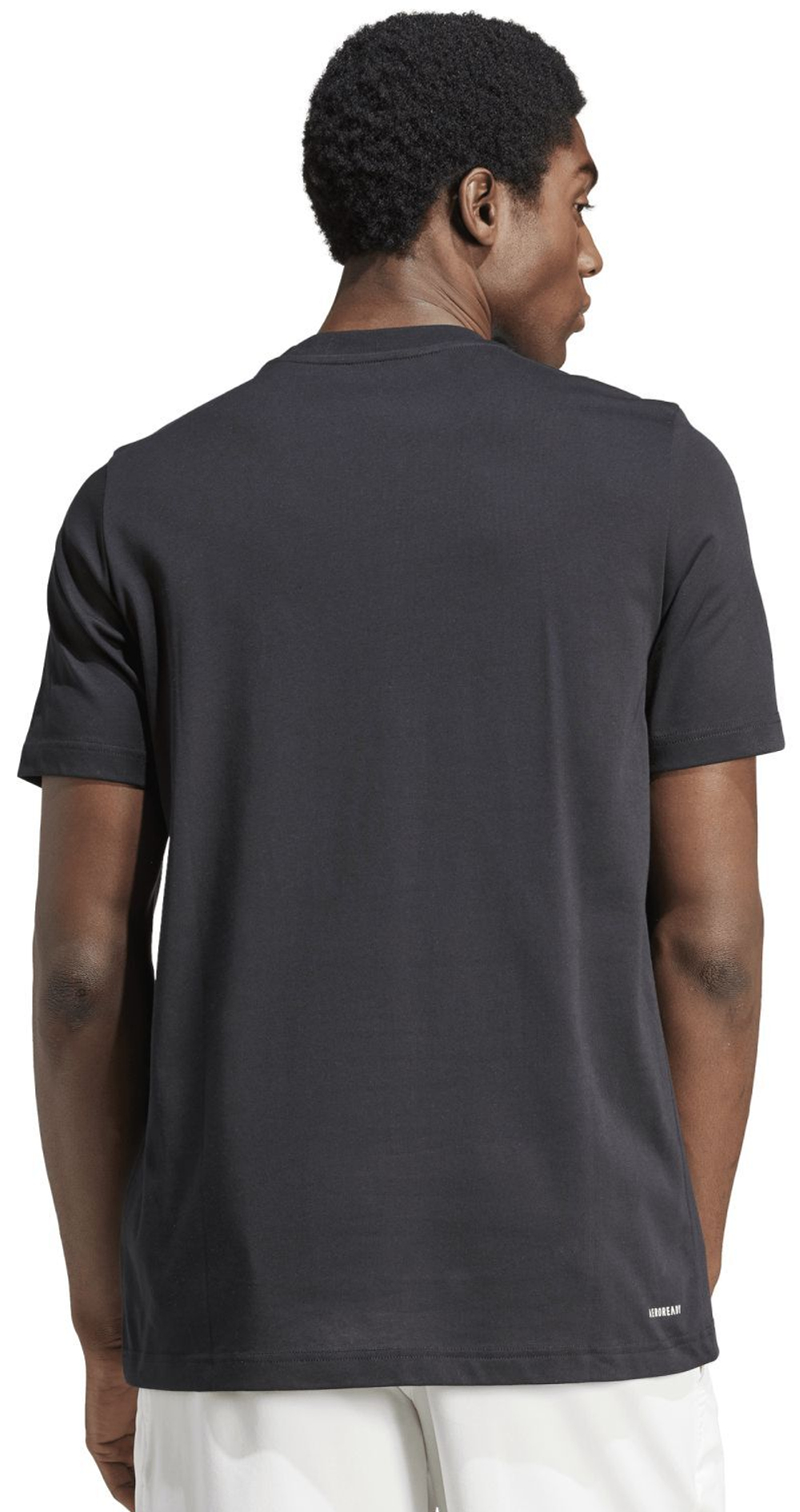 Мужская теннисная футболка Adidas Graphic Tennis T-Shirt - black