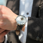 ZEPPELIN Piaget Collection Automatic Mechanical Movement Men"s Watches Watch 40 White Dial