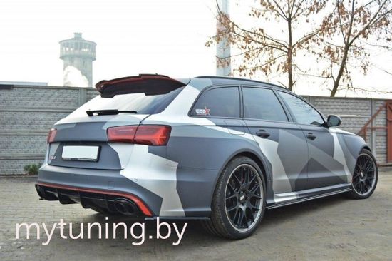 Сплиттер спойлера задней двери для AUDI RS6 C7 (13-...)