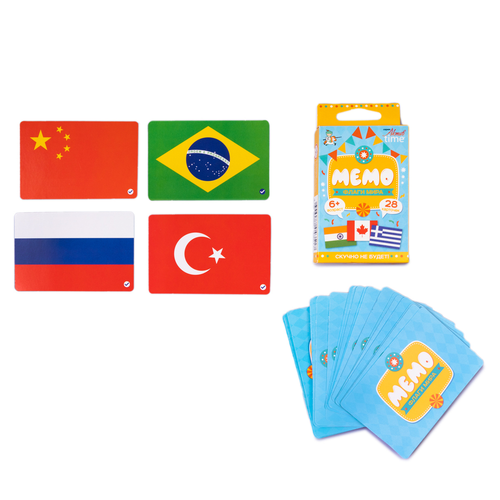 Игра настольная МЕМО «Флаги»