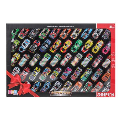 Набор инерционных машин 50 шт, коробка