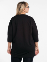 Платье из футера оверсайз