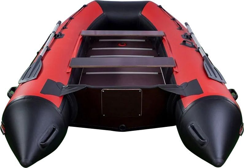 Лодка ПВХ River Boats RB 410 НДНД серо-красный