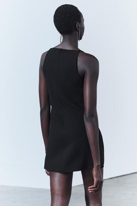ZARA КОРОТКОЕ ПЛАТЬЕ — ZW COLLECTION, ЧЕРНЫЙ