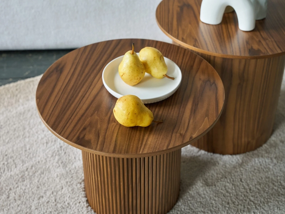 Стол журнальный Mono Stripe D80/D38/H42