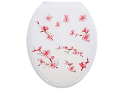 Сиденье для унитаза "Сакура" белое